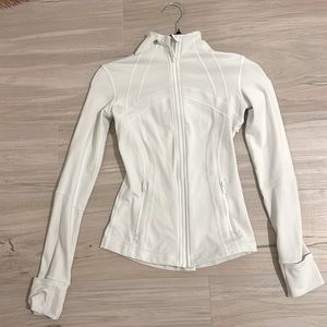 White Lululemon Define Jacket